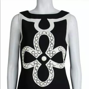 $465 Tory Burch Quinn Embellished Dress 12
